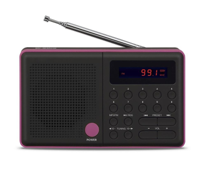 Radio i budzik ELTRA RO ELTRA PLISZKA Czarny